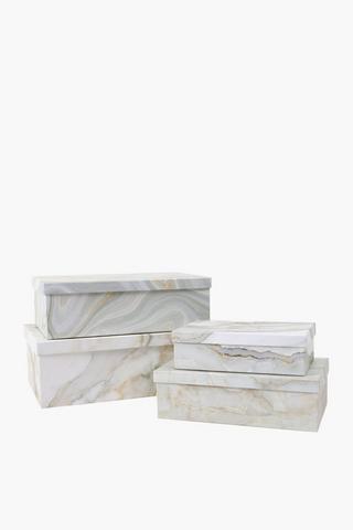 Marble Storage Box Extra Large
