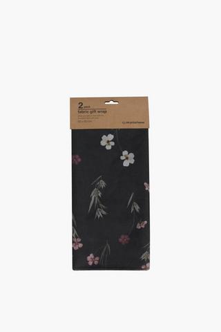 2 Pack Fabric Gift Wrap 60x60cm