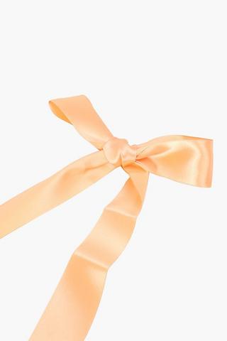 Satin Ribbon 2m Peach