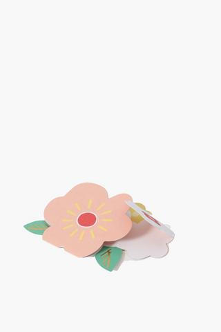 Laser Cut Flower Gift Card