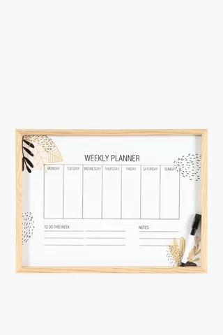 Magnetic Weekly Planner With Marker, A3