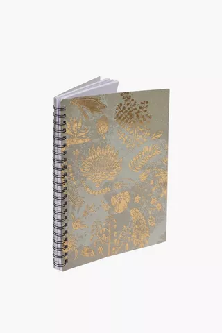 Botanical Foil Notebook A4