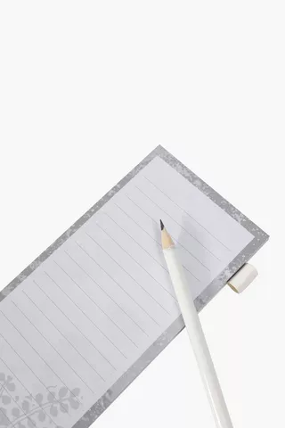 Botanical Notepad With Pencil