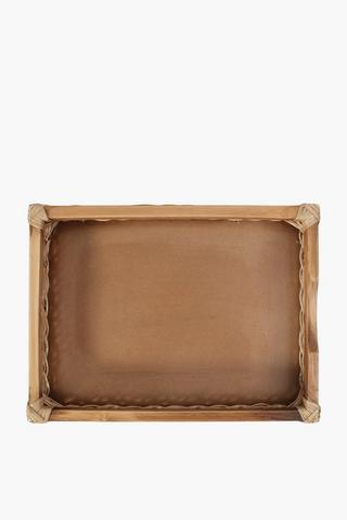 Recycled Woven Plastic Paper Tray