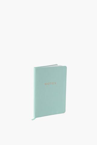 Pastel Foil Script Notebook A5