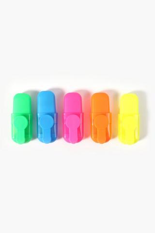 5 Pack Highlighter Set In Bottle