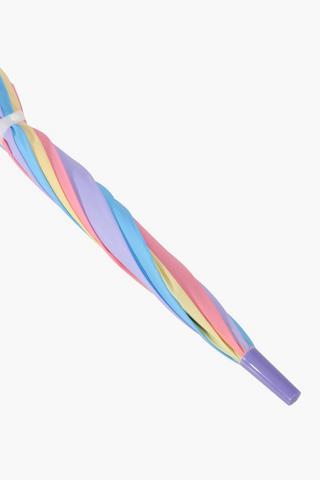 Pastel Stripe Umbrella Large