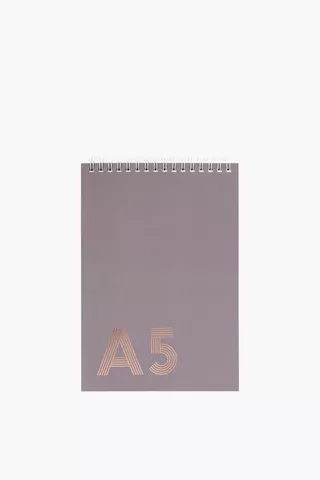 Spiralled Flip Notepad A5