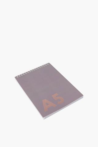 Spiralled Flip Notepad A5