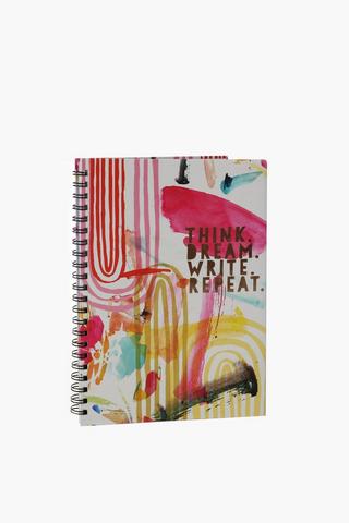Tsweleni Hard Cover Spiral Notebook A4
