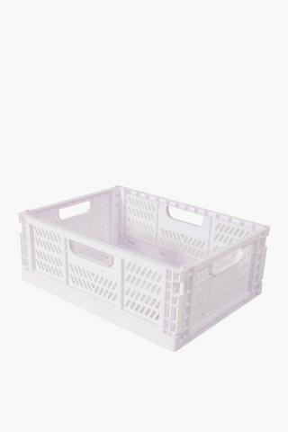 Extra large plastic outlet crate