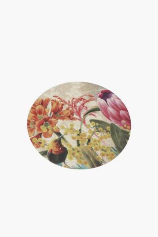 Floral Mouse Pad Round
