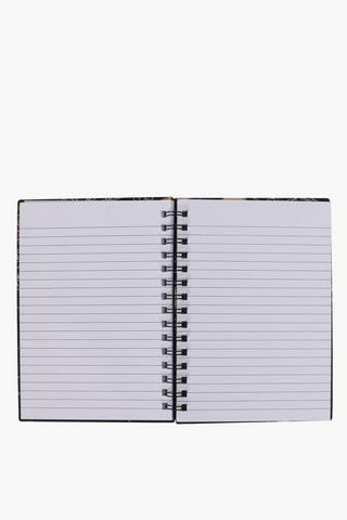World Map Spiral Notebook A5