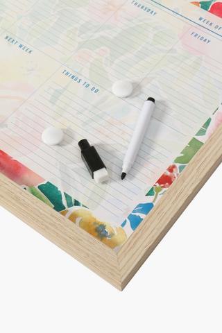 Cherry Floral Magnetic Weekly Planner A3