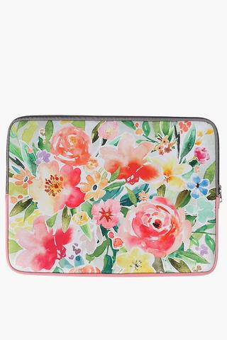 Cherry Floral Laptop Case 15 Inch