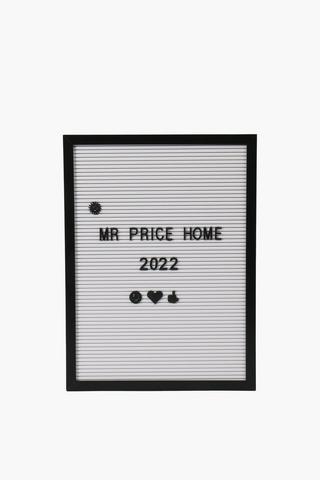 Letterboard 30x40cm