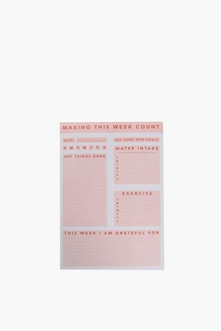 Weekly Healthy Habits Planner A5