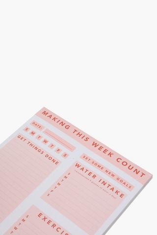 Weekly Healthy Habits Planner A5