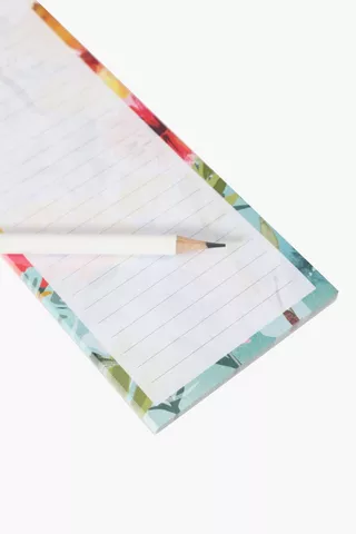 Iris Notepad With Pencil