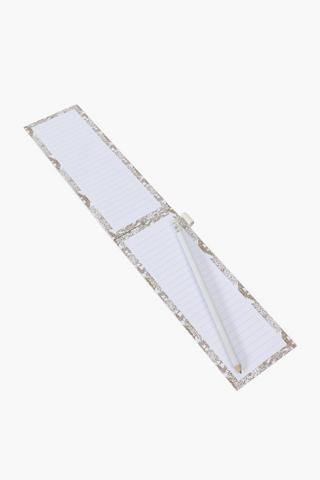 Lacewood Notepad With Pencil