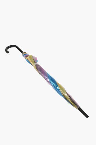 Transparent Stripe Umbrella Large