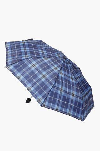 Handbag Umbrella Check Blue