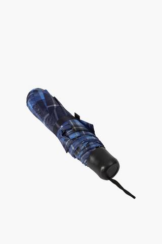 Handbag Umbrella Check Blue