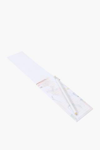 Cumaru Notepad With Pencil