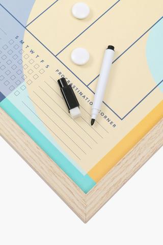 Magnetic Weekly Planner With Marker, A3