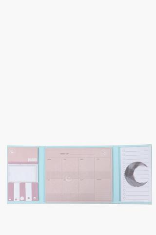 Foldable Pu Weekly Organiser A5