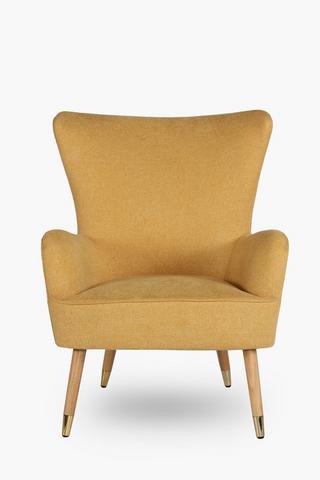 Noble Wingback Textured Chair