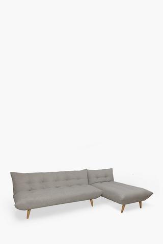 Deep Button Sleeper Chaise