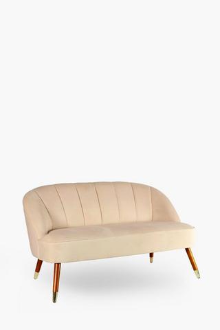 Regal Velvet Love Seat Sofa