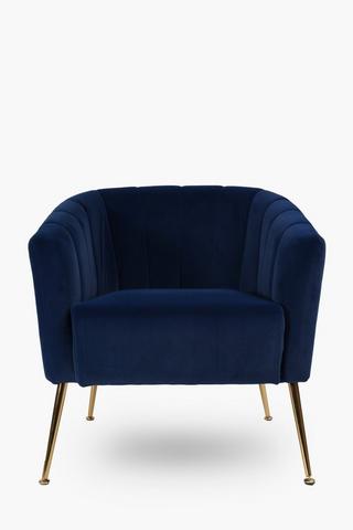 Ribbed Arm Chair