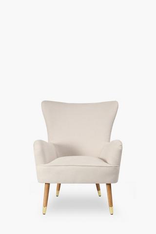 Noble Wingback Textured Chair