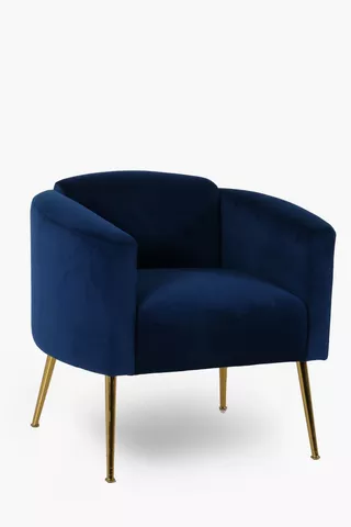 Camilla Velvet Tub Chair