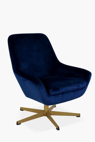 Swivel Velvet Chair