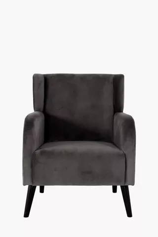 Calli Velvet Wingback Chair
