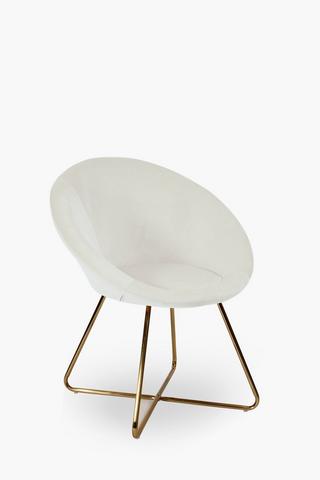 Disc Velvet Chair