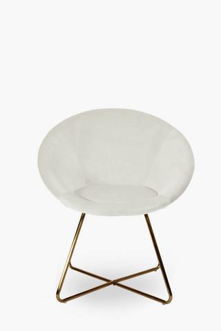 Disc Velvet Chair
