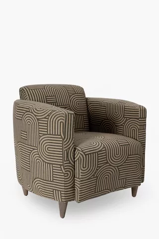Ellen Tub Geometric Chair