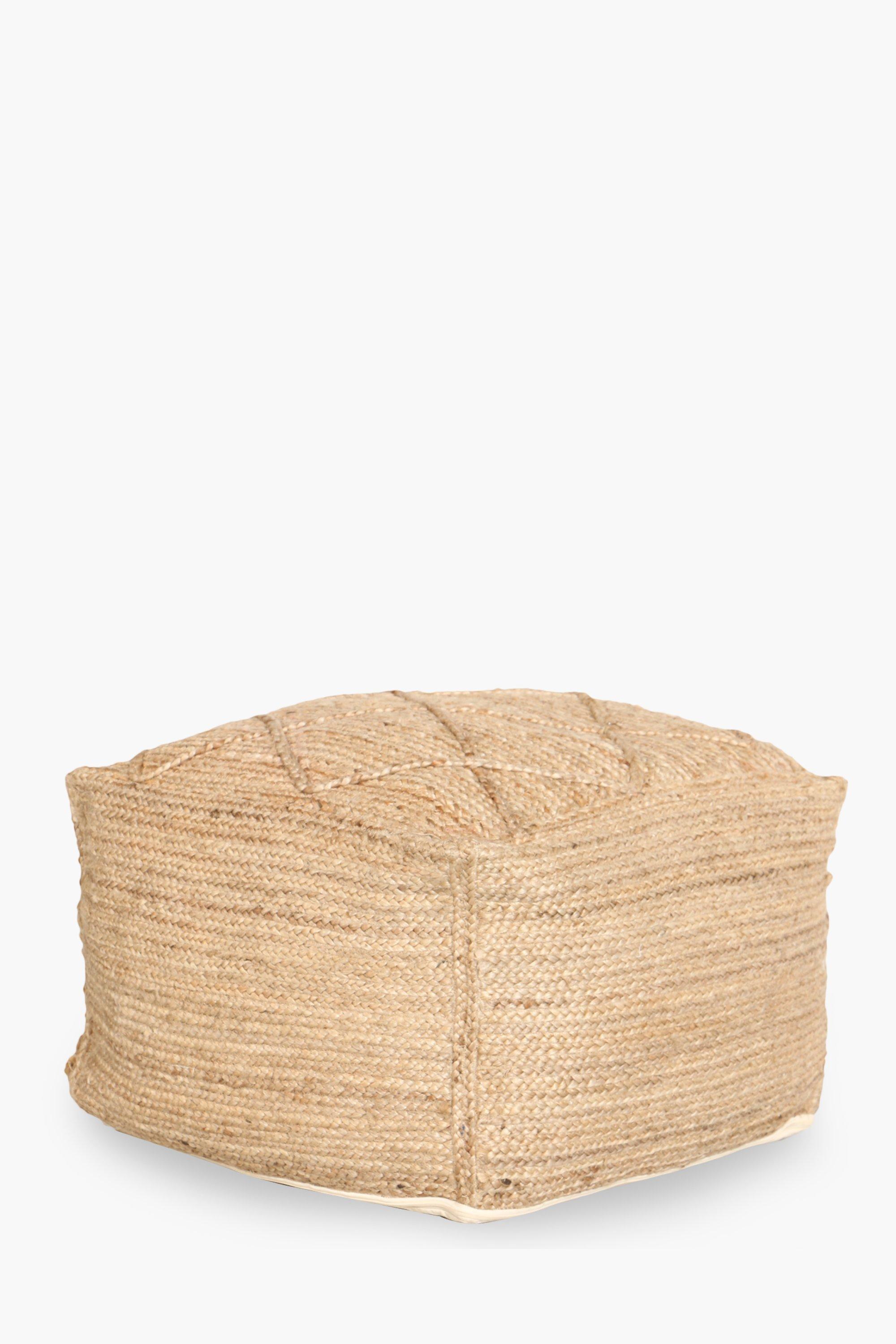 Jute Pouffe