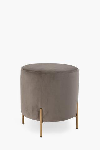 Toledo Velvet Stool