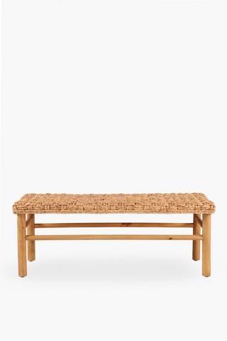 Rattan Woven Bench
