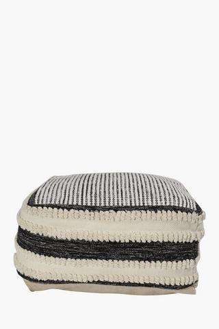 Square Macrame Pouffe