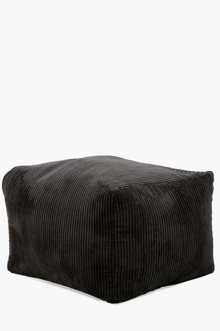 Square Corduroy Pouffe