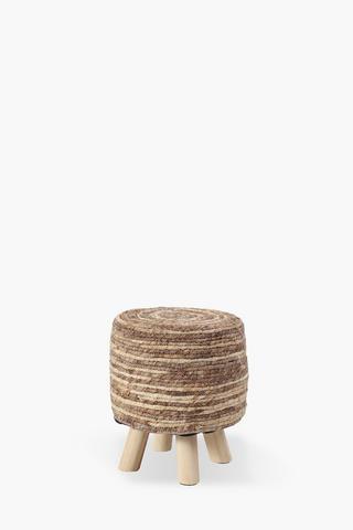 Mini Woven Seagrass Stool