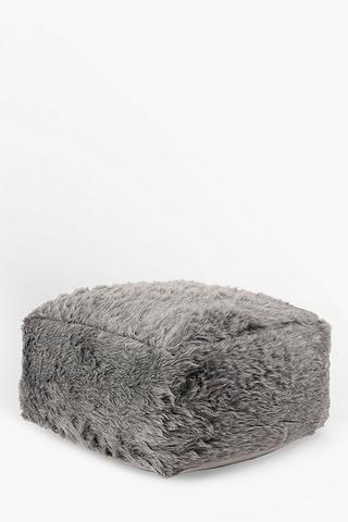 Faux Fur Pouffe