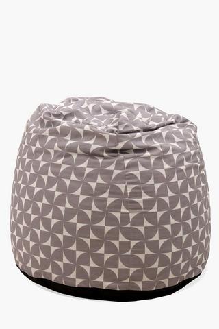 Geometric Comfy Bean Bag