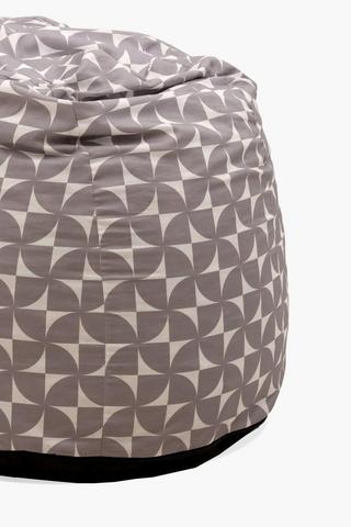 Geometric Comfy Bean Bag